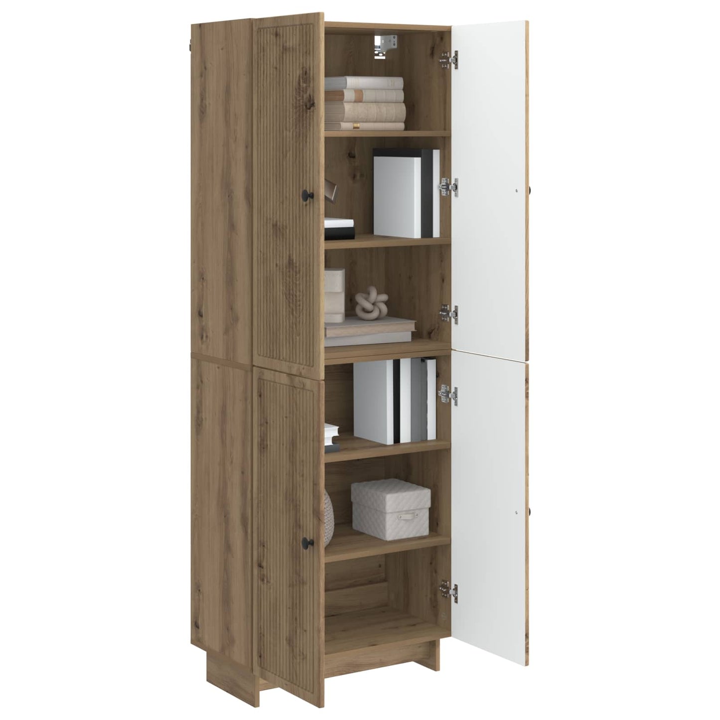 vidaXL Cabinet Set 2 pcs Artisan Oak Engineered Wood