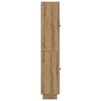vidaXL Cabinet Set 2 pcs Artisan Oak Engineered Wood
