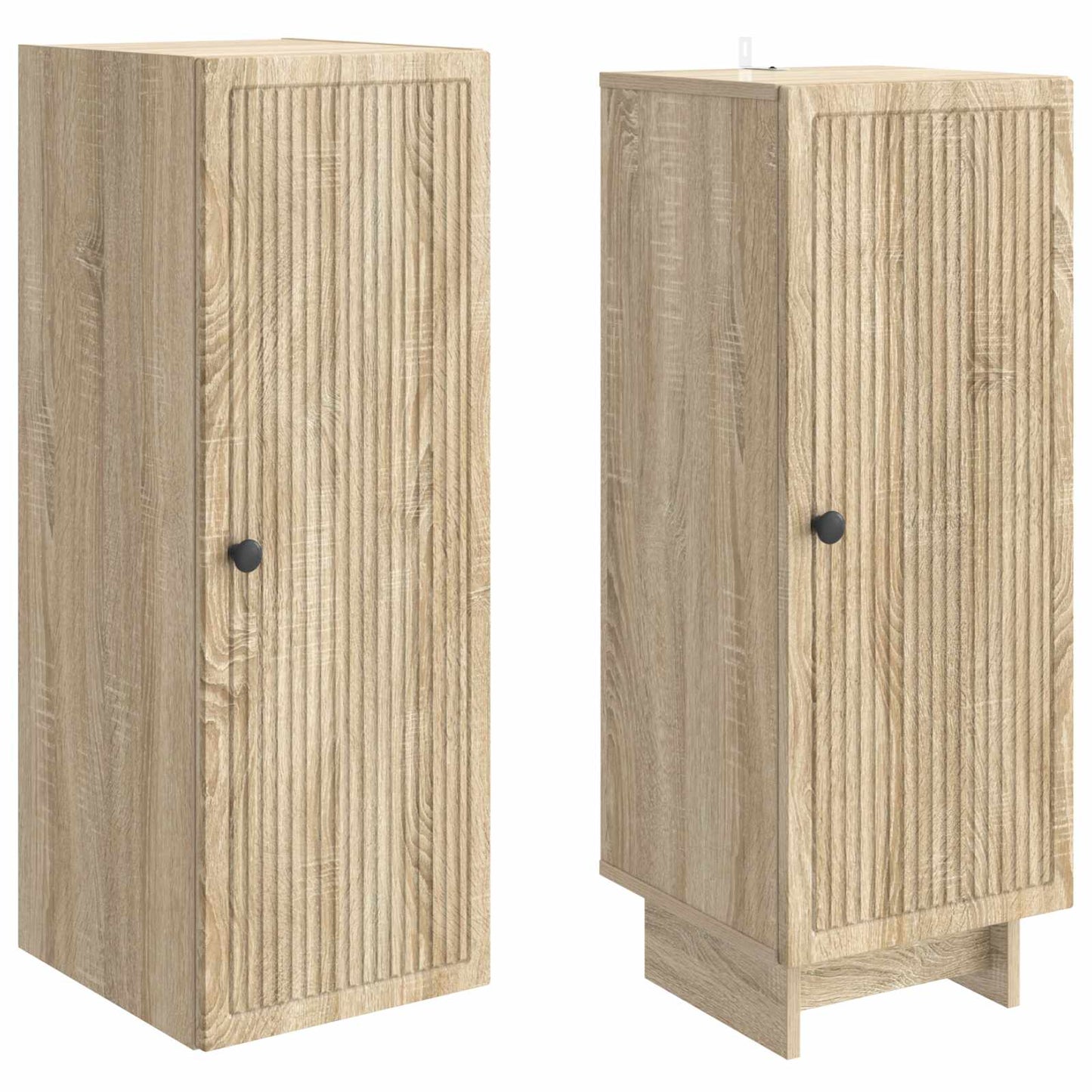 vidaXL Cabinet Set 2 pcs Sonoma Oak Engineered Wood