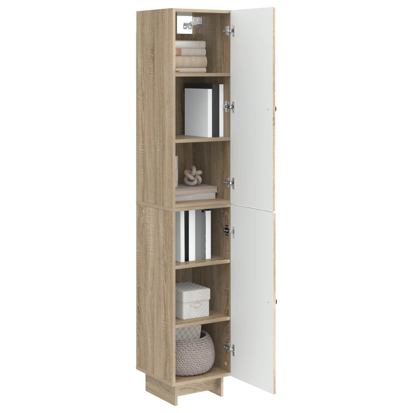 vidaXL Cabinet Set 2 pcs Sonoma Oak Engineered Wood