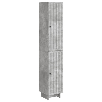 vidaXL Cabinet Set 2 pcs Concrete Grey Engineered Wood