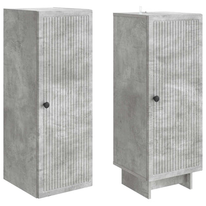 vidaXL Cabinet Set 2 pcs Concrete Grey Engineered Wood