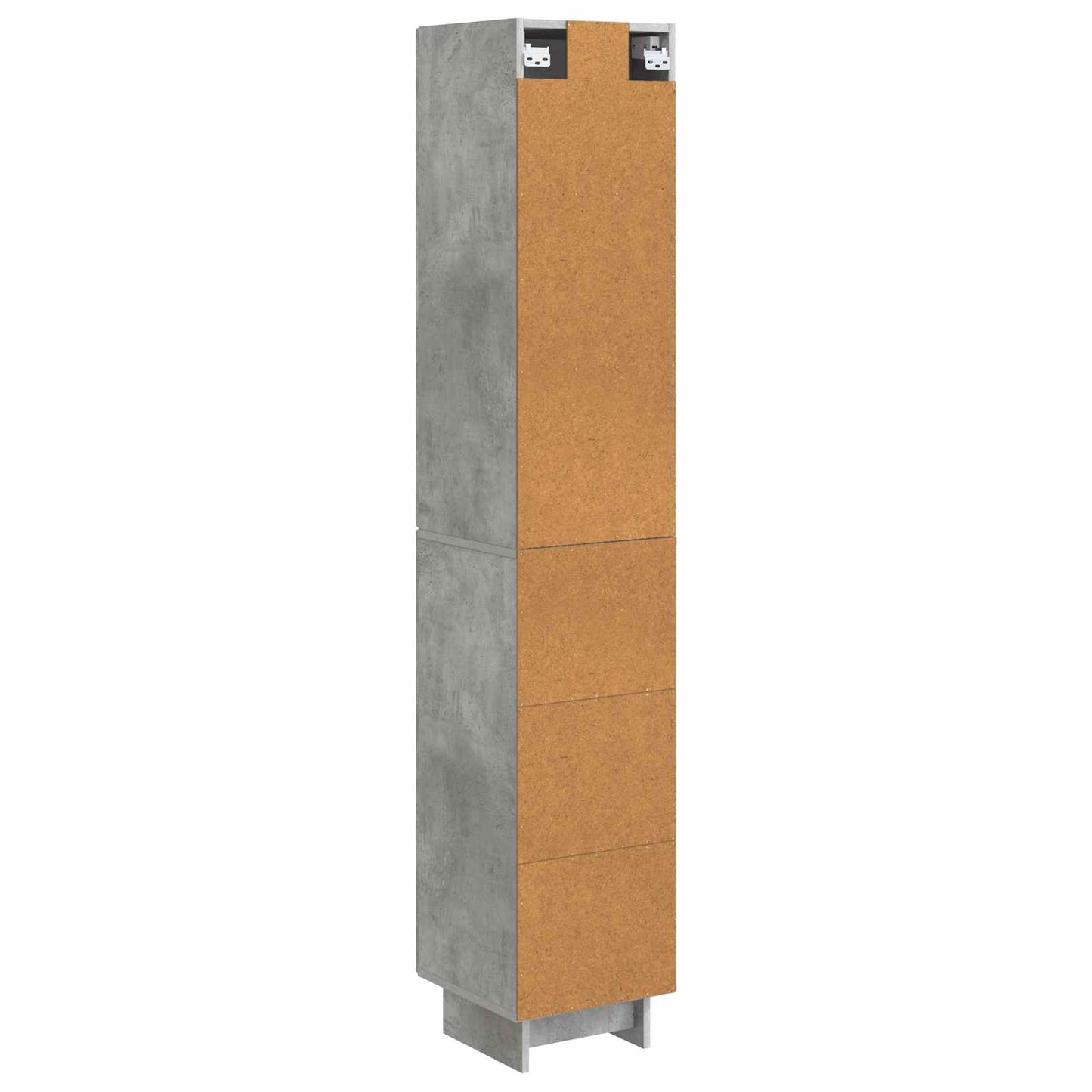vidaXL Cabinet Set 2 pcs Concrete Grey Engineered Wood