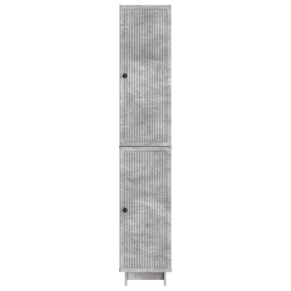 vidaXL Cabinet Set 2 pcs Concrete Grey Engineered Wood
