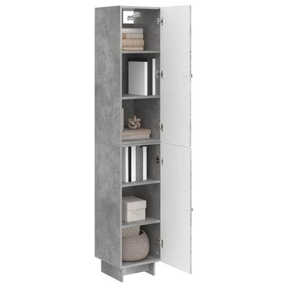 vidaXL Cabinet Set 2 pcs Concrete Grey Engineered Wood