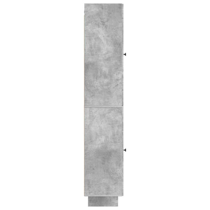 vidaXL Cabinet Set 2 pcs Concrete Grey Engineered Wood