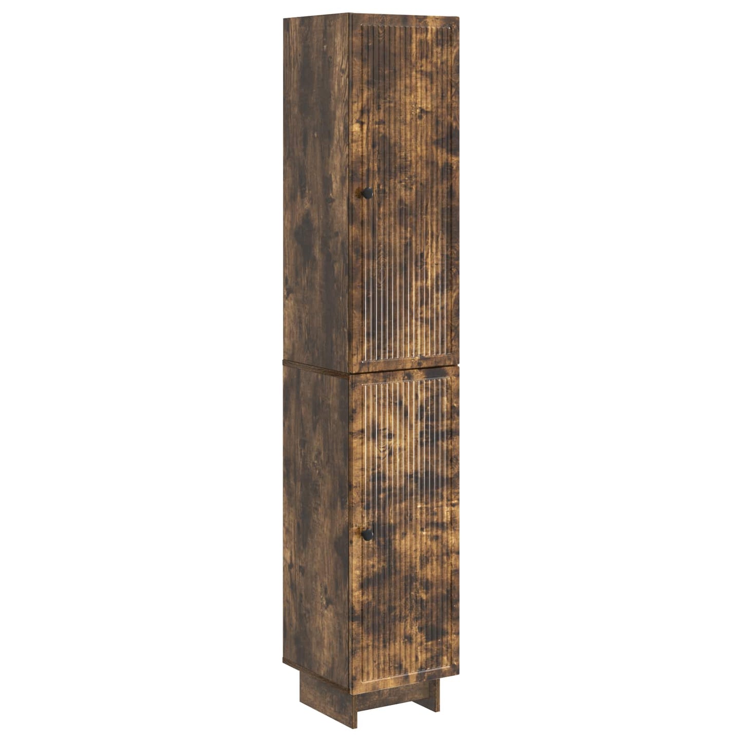 vidaXL Cabinet Set 2 pcs Smoked Oak 34.5 x 33 x 90 cm Engineered Wood