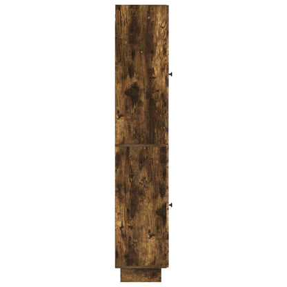 vidaXL Cabinet Set 2 pcs Smoked Oak 34.5 x 33 x 90 cm Engineered Wood