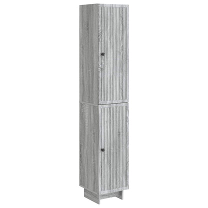 vidaXL Cabinet Set 2 pcs Grey Sonoma Engineered Wood