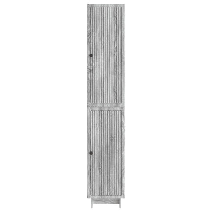 vidaXL Cabinet Set 2 pcs Grey Sonoma Engineered Wood
