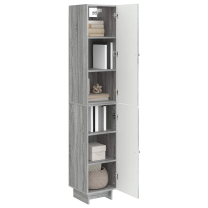 vidaXL Cabinet Set 2 pcs Grey Sonoma Engineered Wood