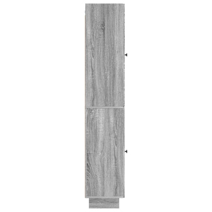 vidaXL Cabinet Set 2 pcs Grey Sonoma Engineered Wood