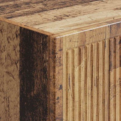 vidaXL Cabinet Set 2 pcs Old Wood Engineered Wood