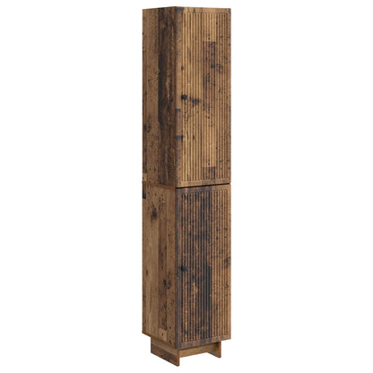 vidaXL Cabinet Set 2 pcs Old Wood Engineered Wood