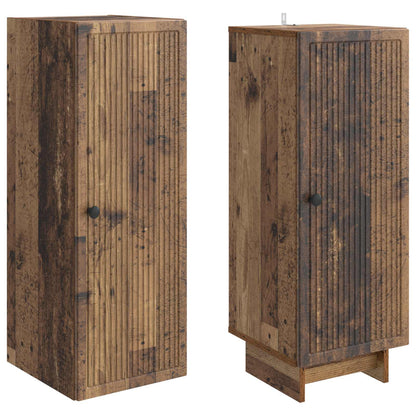 vidaXL Cabinet Set 2 pcs Old Wood Engineered Wood