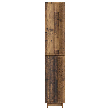 vidaXL Cabinet Set 2 pcs Old Wood Engineered Wood