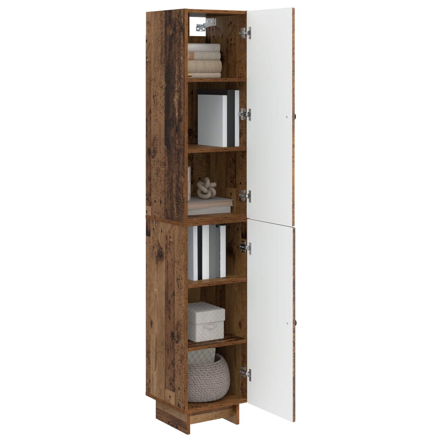 vidaXL Cabinet Set 2 pcs Old Wood Engineered Wood