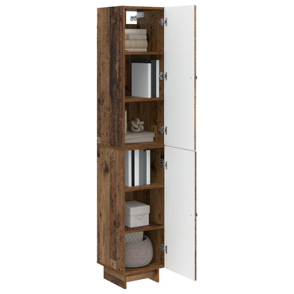 vidaXL Cabinet Set 2 pcs Old Wood Engineered Wood