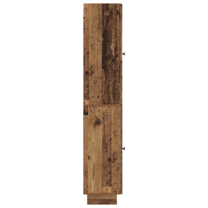 vidaXL Cabinet Set 2 pcs Old Wood Engineered Wood