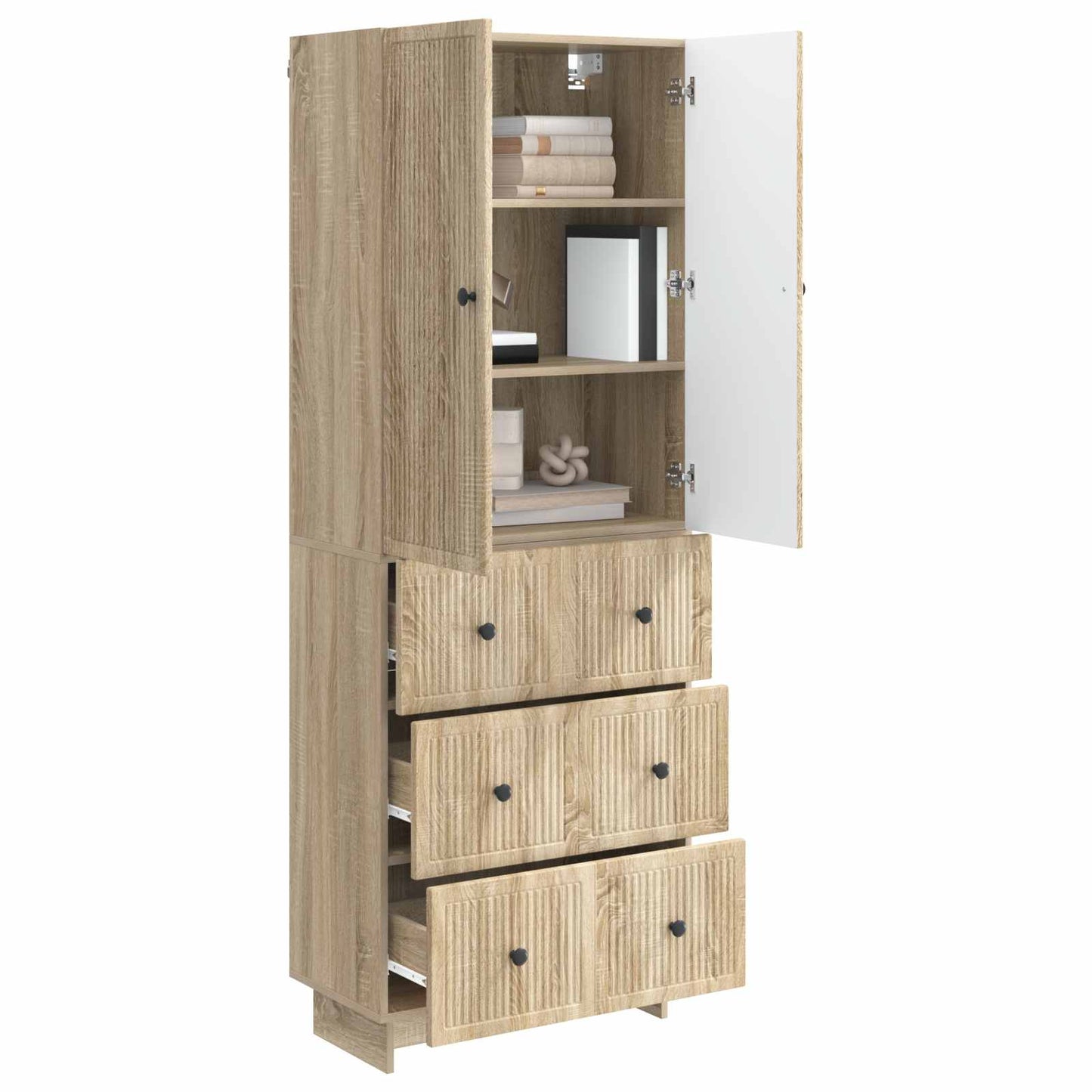 vidaXL Cabinet Set 2 pcs Engineered Wood
