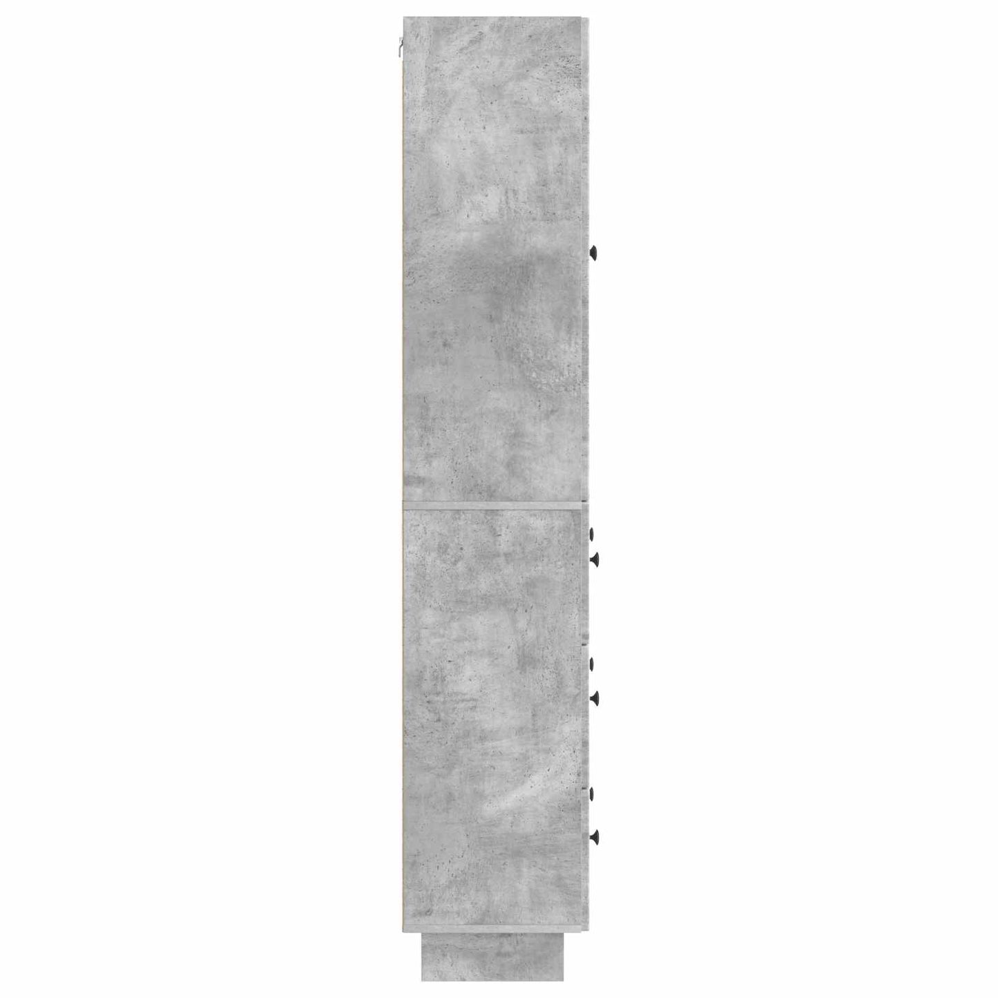 vidaXL Cabinet Set 2 pcs Concrete Grey Engineered Wood