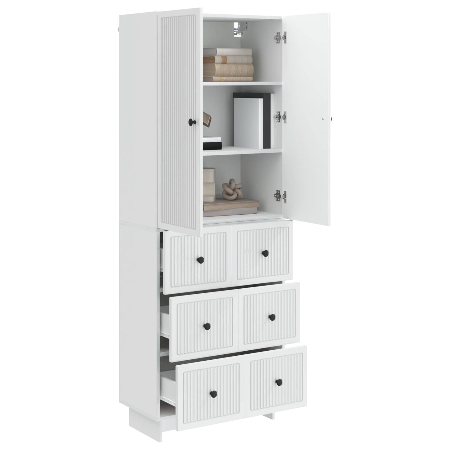 vidaXL Cabinet Set 2 pcs Engineered Wood