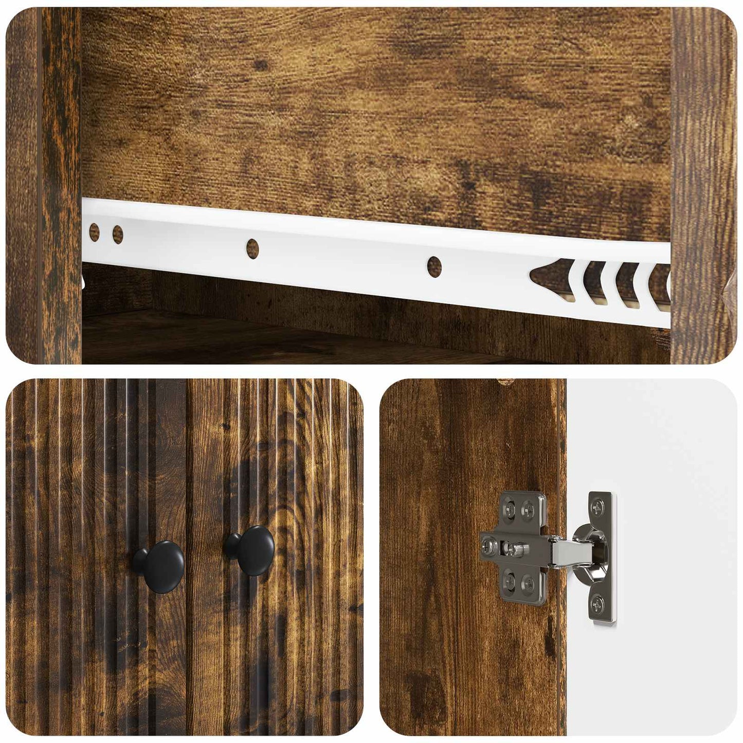 vidaXL Cabinet Set 2 pcs Engineered Wood