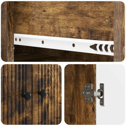 vidaXL Cabinet Set 2 pcs Engineered Wood