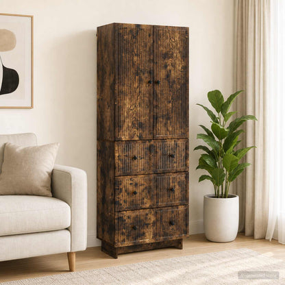 vidaXL Cabinet Set 2 pcs Engineered Wood