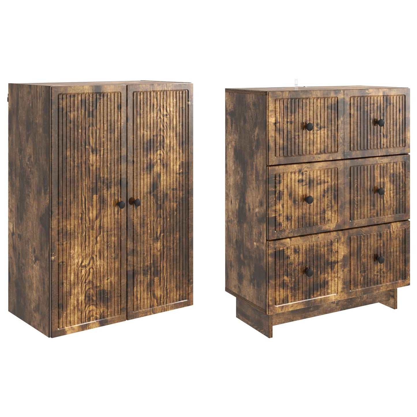 vidaXL Cabinet Set 2 pcs Engineered Wood