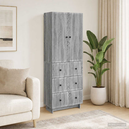vidaXL Cabinet Set 2 pcs Engineered Wood