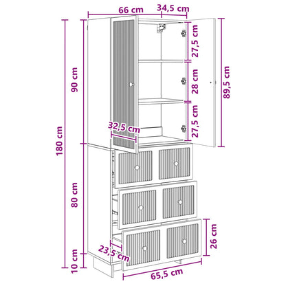 vidaXL Cabinet Set 2 pcs Engineered Wood