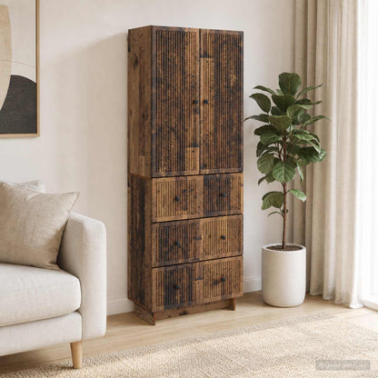 vidaXL Cabinet Set 2 pcs Engineered Wood