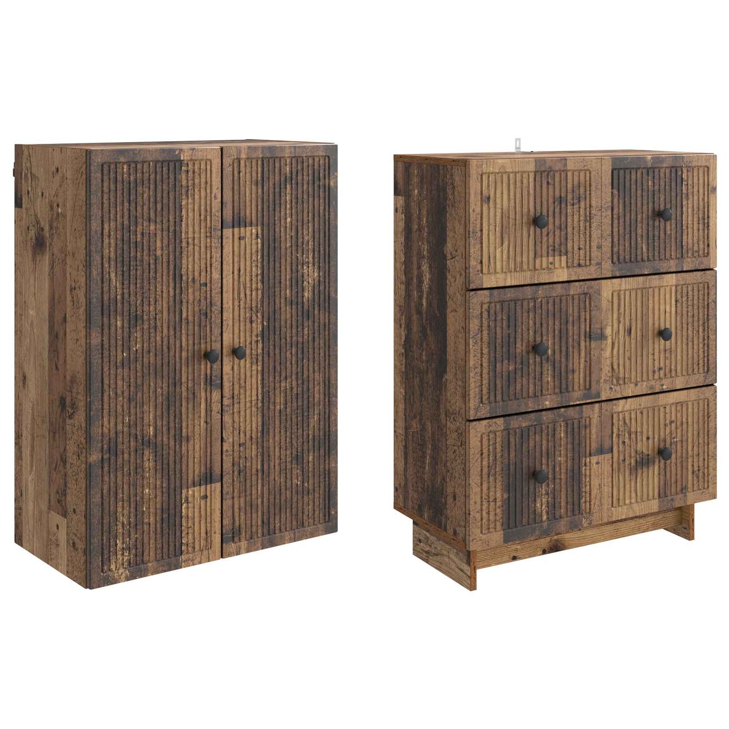 vidaXL Cabinet Set 2 pcs Engineered Wood