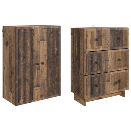 vidaXL Cabinet Set 2 pcs Engineered Wood
