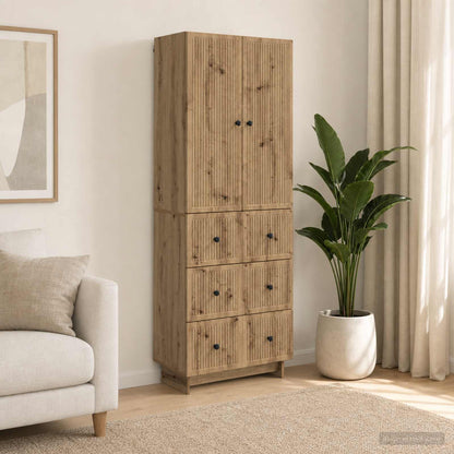 vidaXL Cabinet Set 2 pcs Engineered Wood