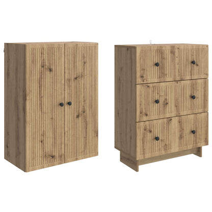 vidaXL Cabinet Set 2 pcs Engineered Wood