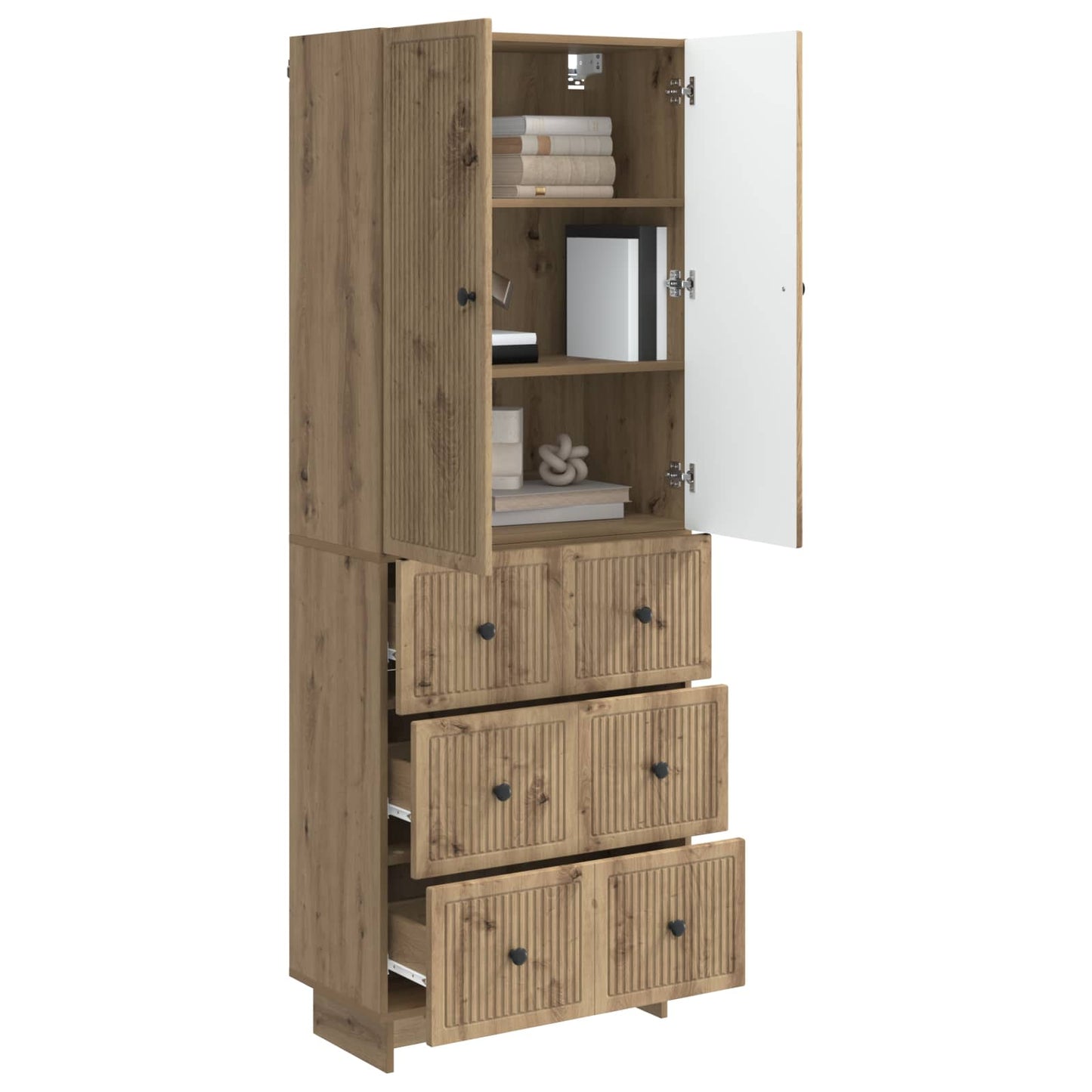 vidaXL Cabinet Set 2 pcs Engineered Wood