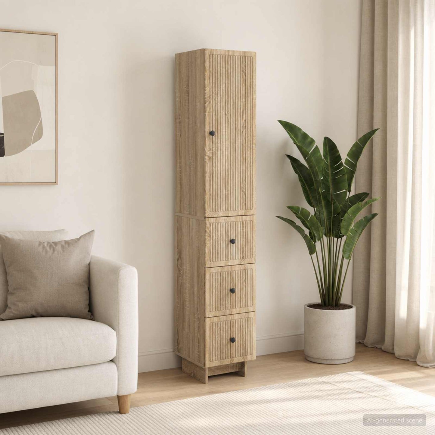 vidaXL Cabinet Set 2 pcs Engineered Wood
