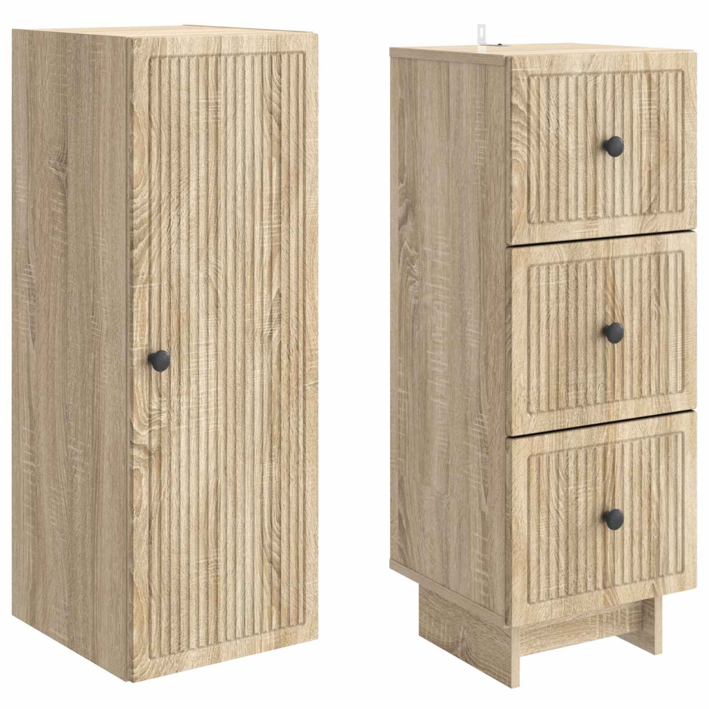 vidaXL Cabinet Set 2 pcs Engineered Wood
