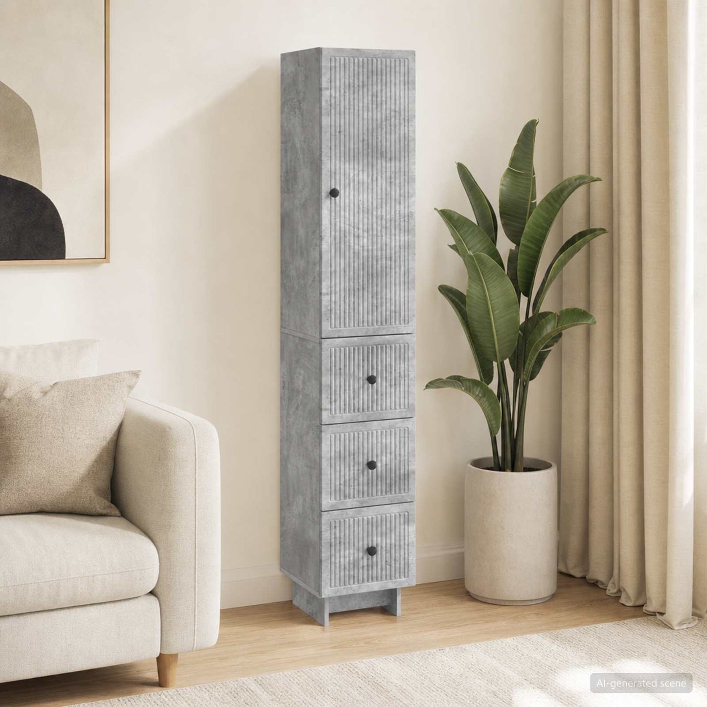 vidaXL Cabinet Set 2 pcs Engineered Wood