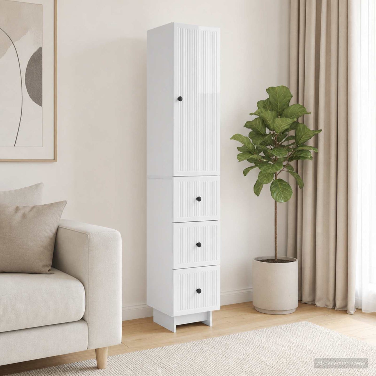 vidaXL Cabinet Set 2 pcs Engineered Wood