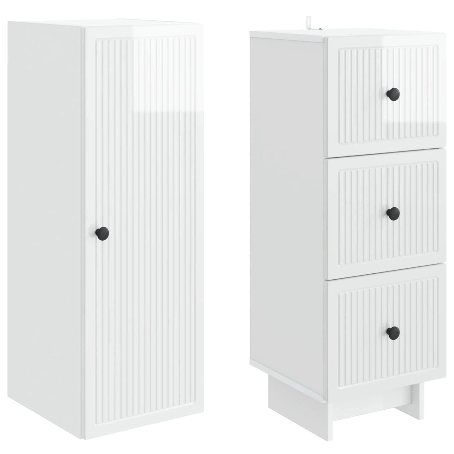 vidaXL Cabinet Set 2 pcs Engineered Wood