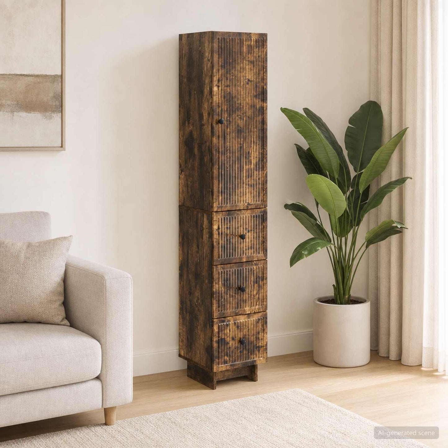 vidaXL Cabinet Set 2 pcs Engineered Wood