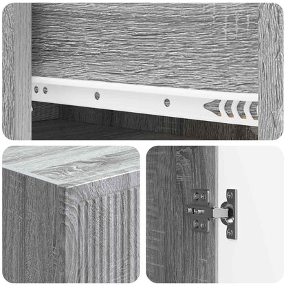 vidaXL Cabinet Set 2 pcs Engineered Wood