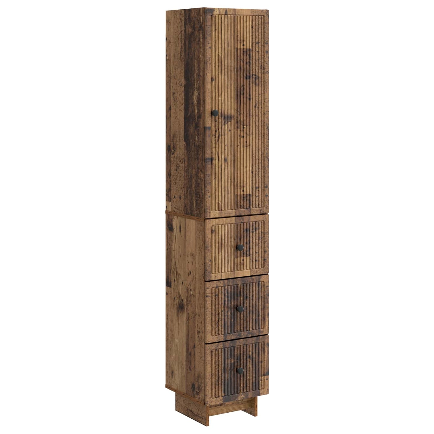 vidaXL Cabinet Set 2 pcs Old Wood Engineered Wood