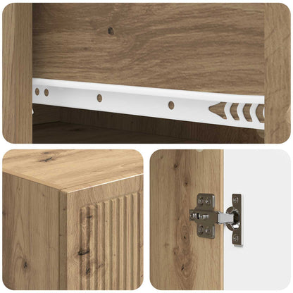 vidaXL Cabinet Set 2 pcs Engineered Wood