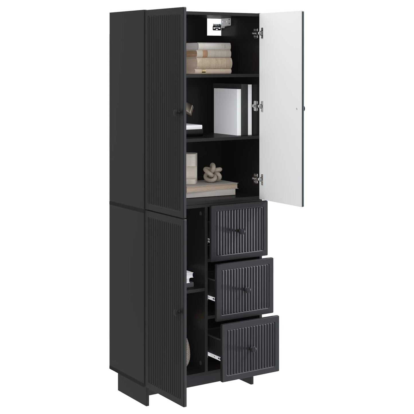 vidaXL Cabinet Set 2 pcs Engineered Wood