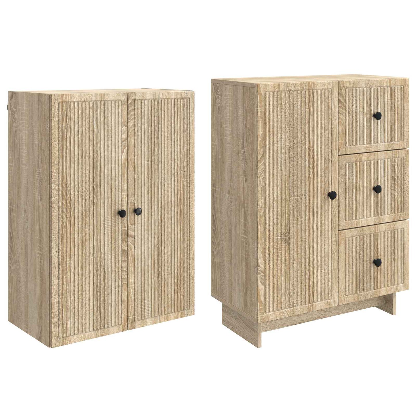 vidaXL Cabinet Set 2 pcs Engineered Wood