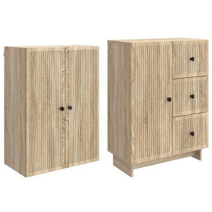 vidaXL Cabinet Set 2 pcs Engineered Wood